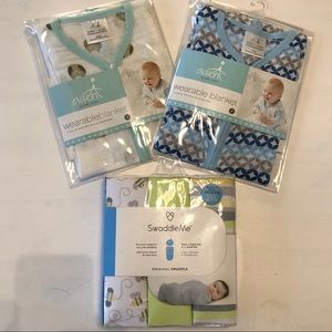 Baby Boy Swaddle Sleep Sack Bundle